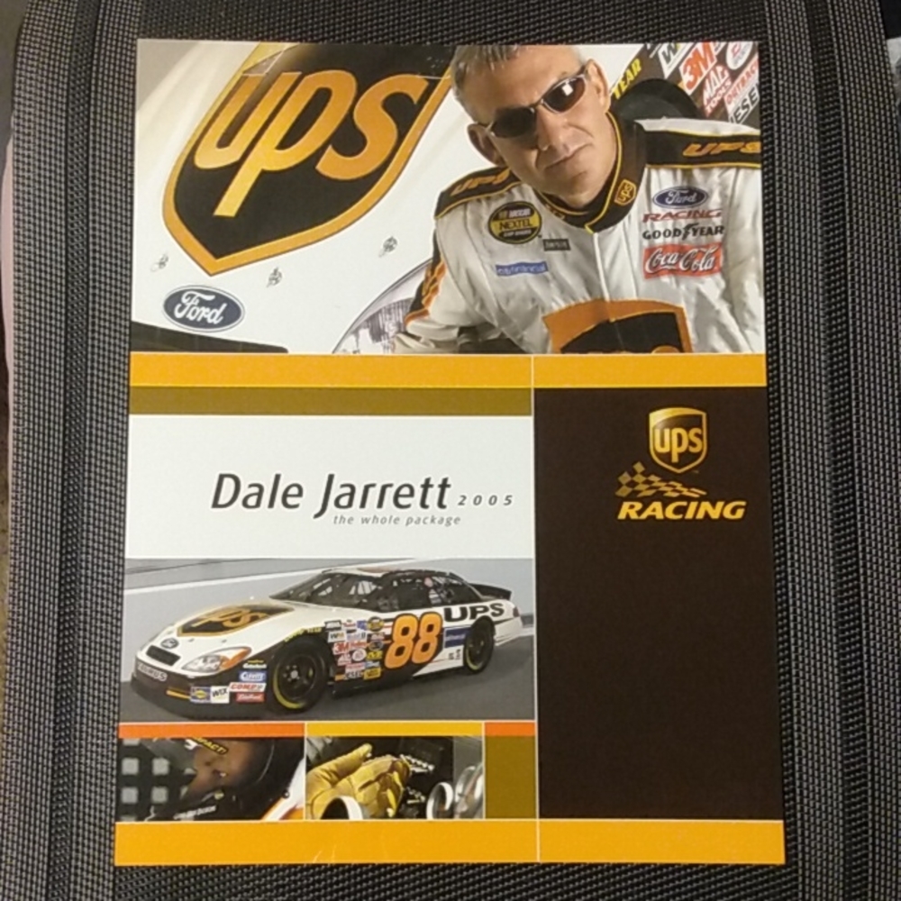 Vintage 2005 UPS / Dale Jarrett NASCAR Promo - 8.5" x 11"
